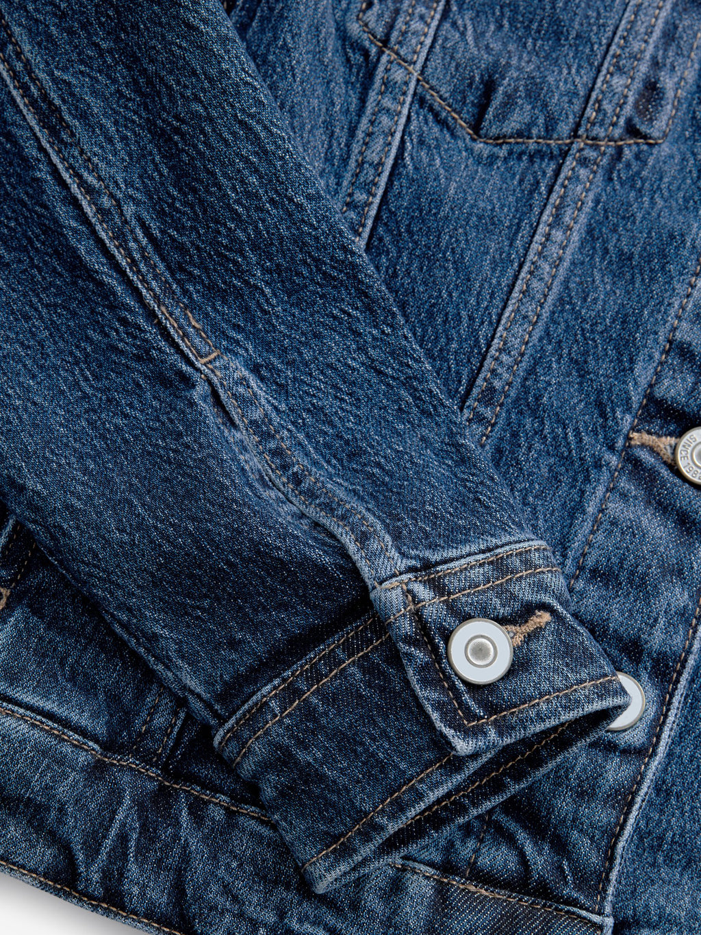 Women's Cotton Blend Blue Denim Jacket