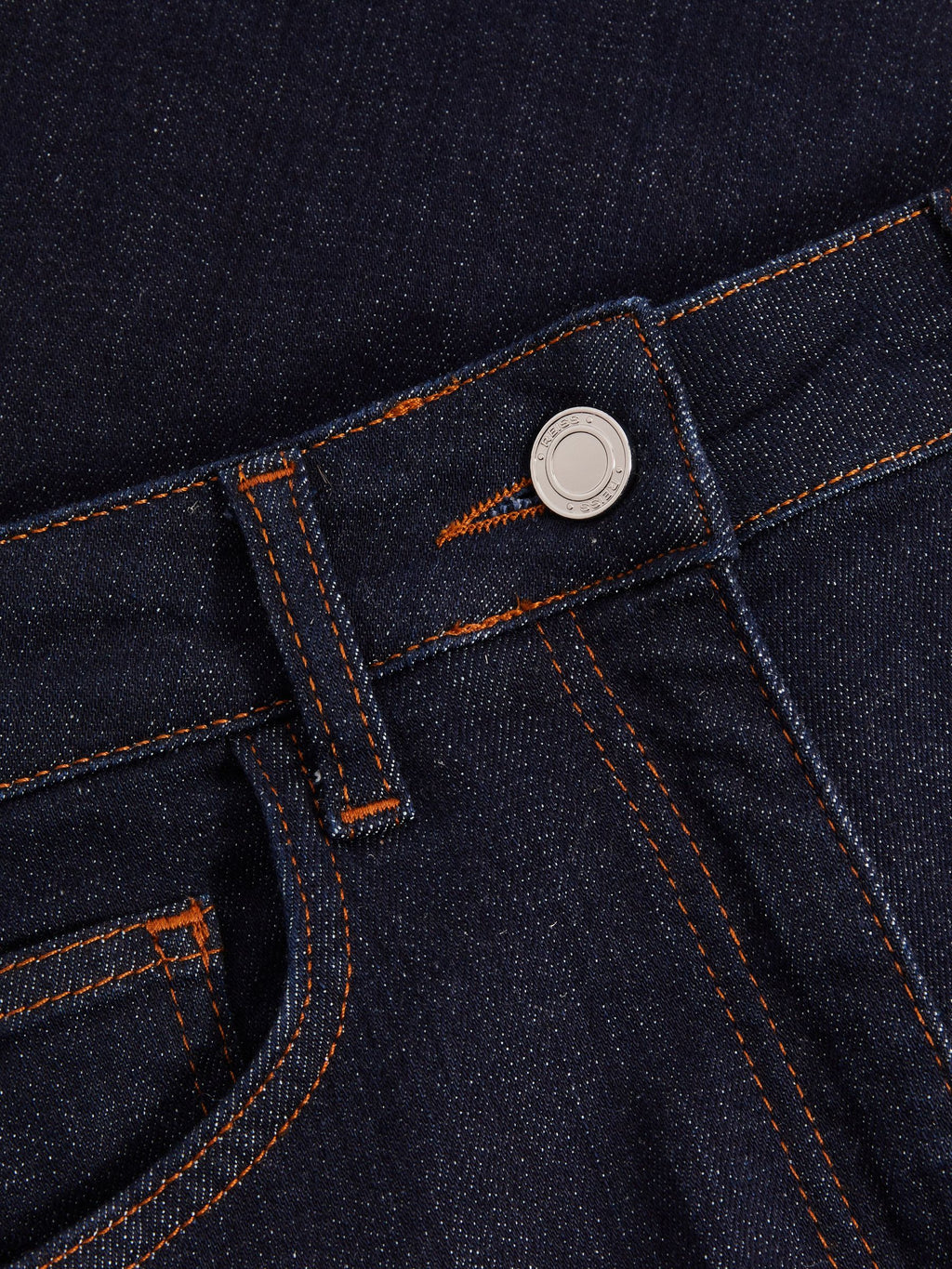 Women's Dark Blue Mid-Rise Flared Pants