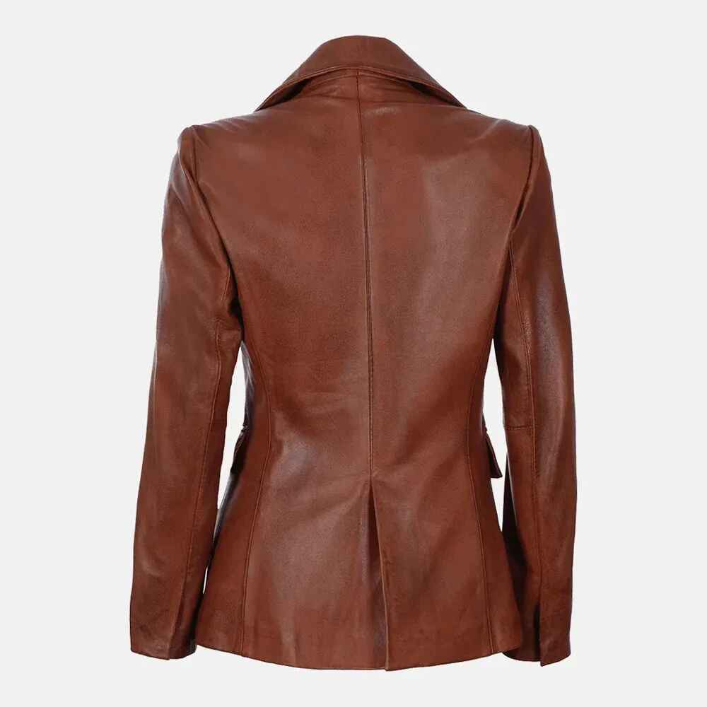 Esme Echelon Lederblazer für Damen