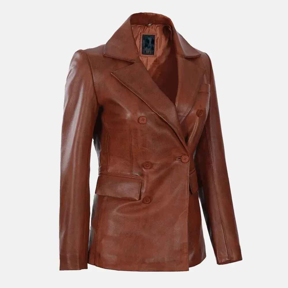 Esme Echelon Lederblazer für Damen