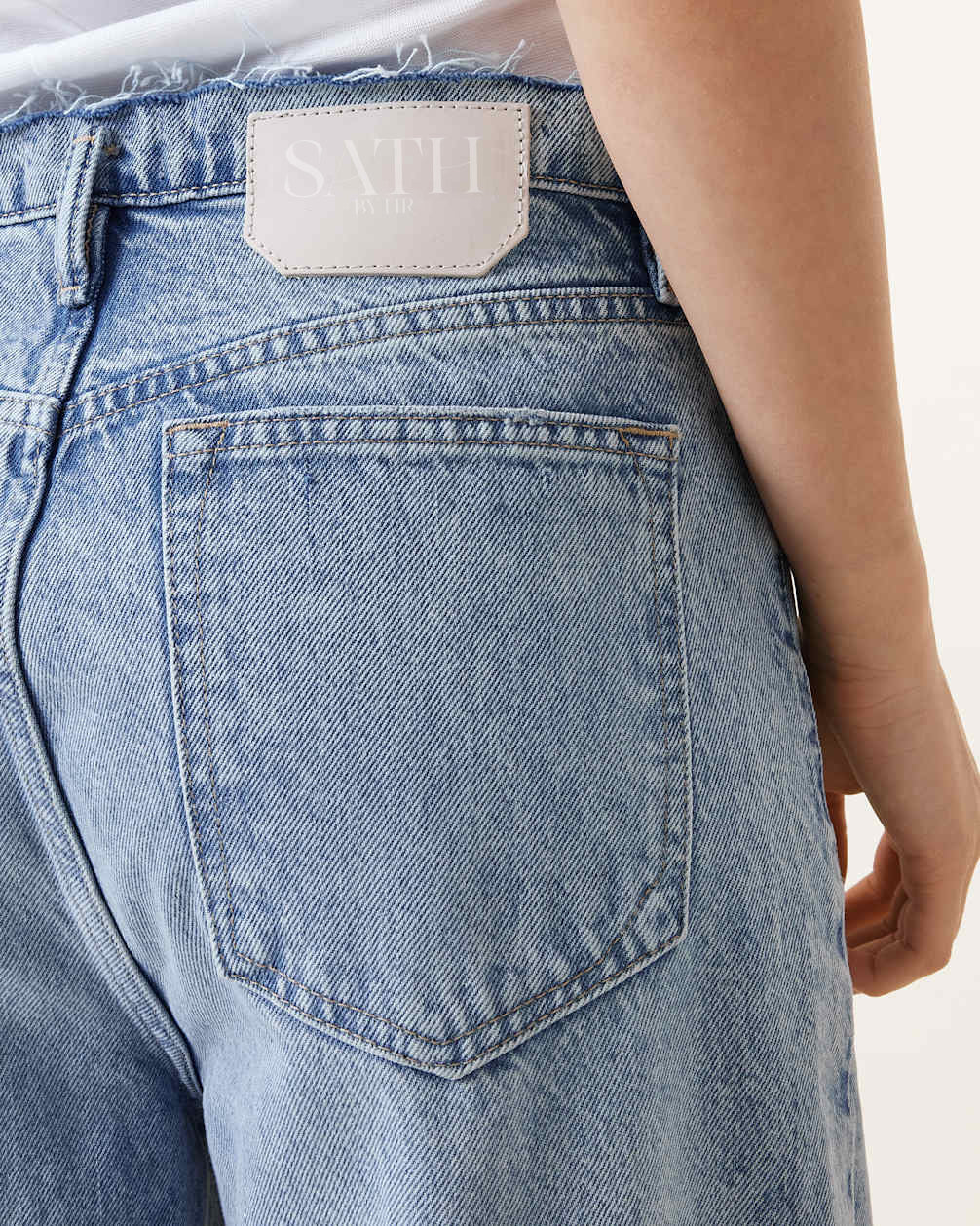 Women's Gray Denim Pants