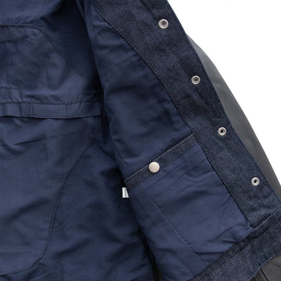 Women's Holli Motorcycle Denim/Leather Jacket