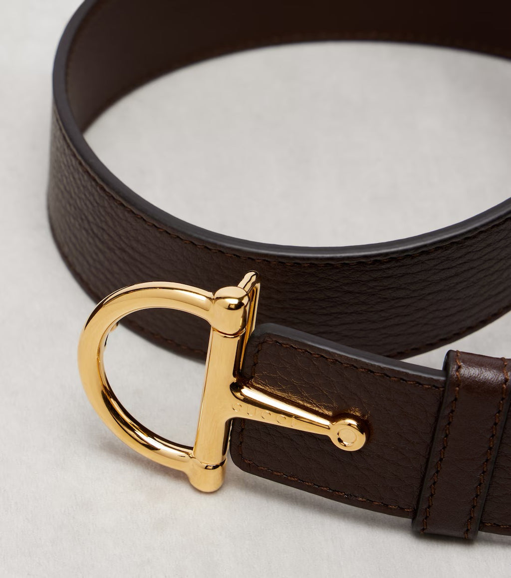 Women's HorseBit Leather Belt