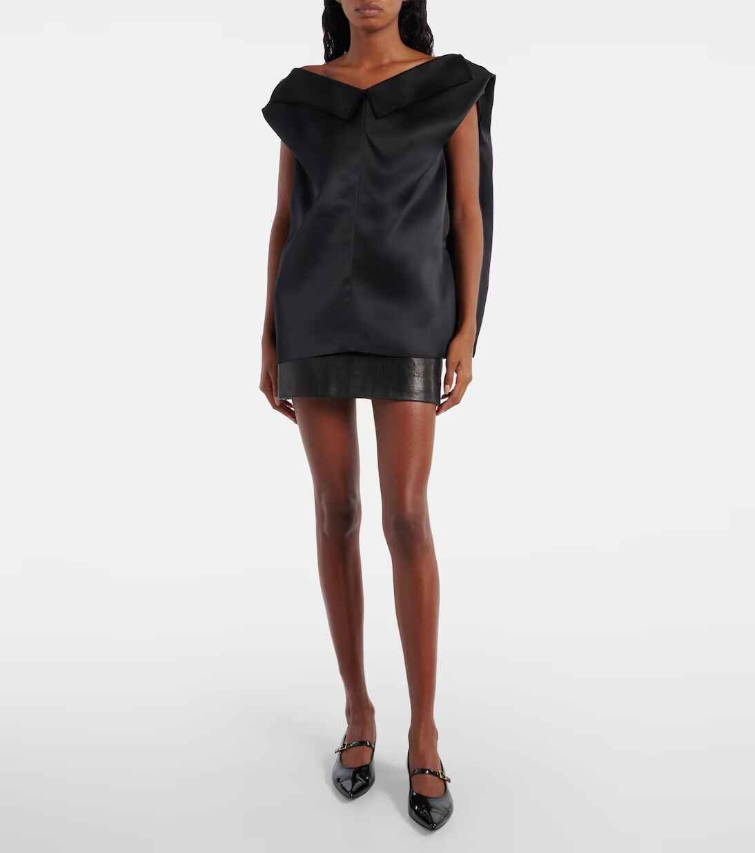 Women's Jett  Mini Leather Skirt