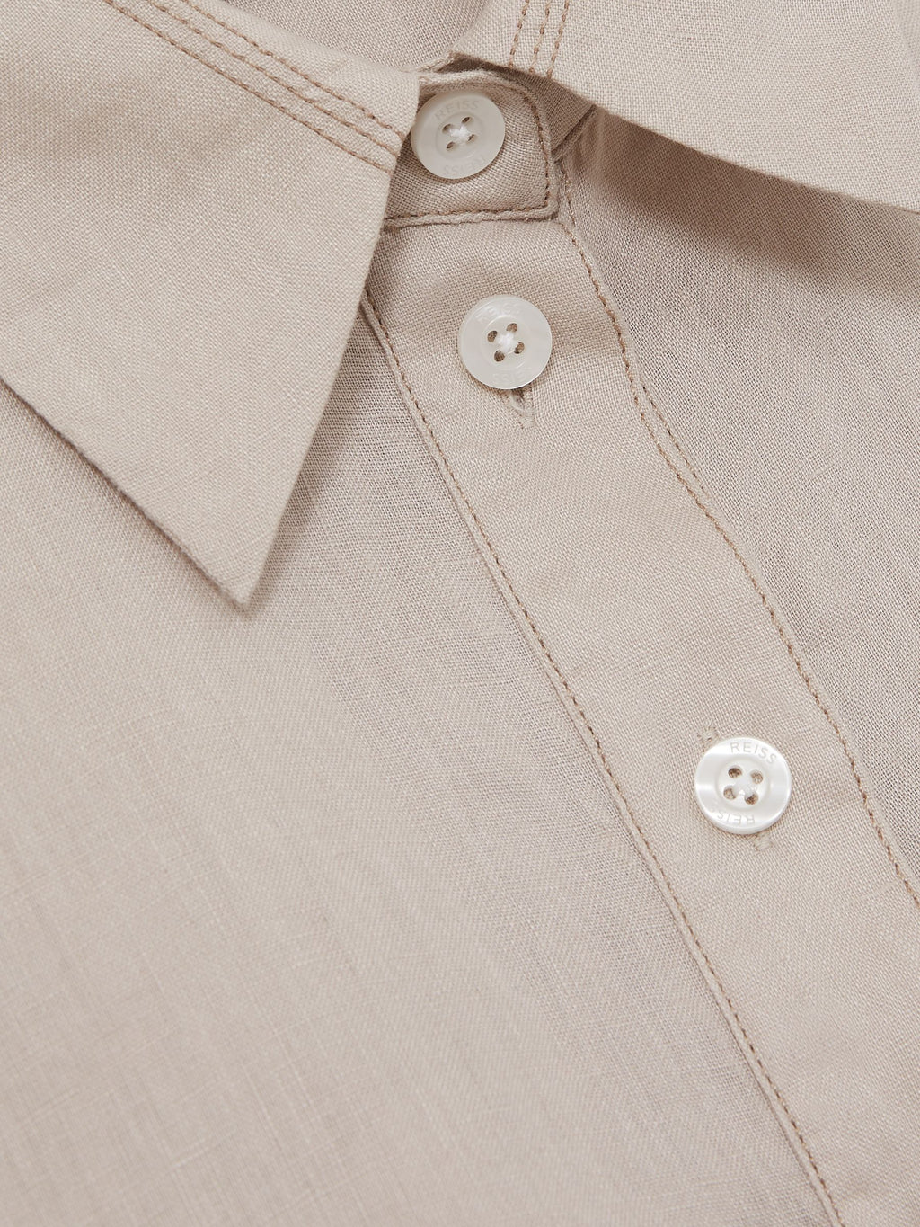 Women's Linen Drop Shoulder Shirt in Sage