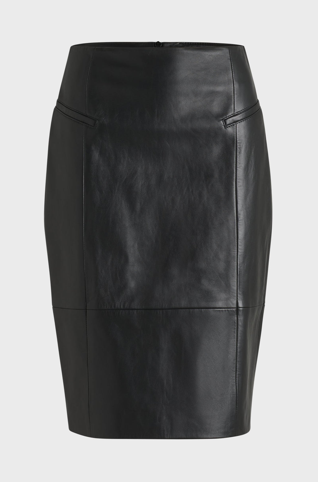 Women's Pencil Skirt in lustrous Leather