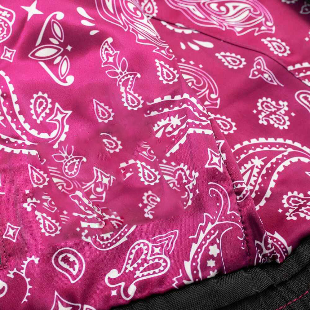 Women's Pink Jessica Leather Motorcycle Jacket