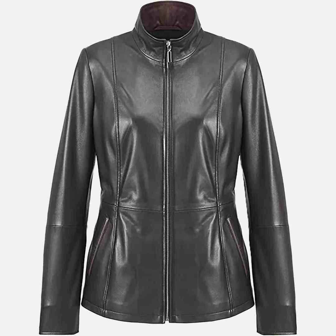 Women's Posh Leather Blazer