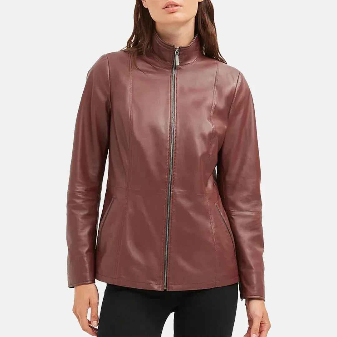 Women's Posh Leather Blazer