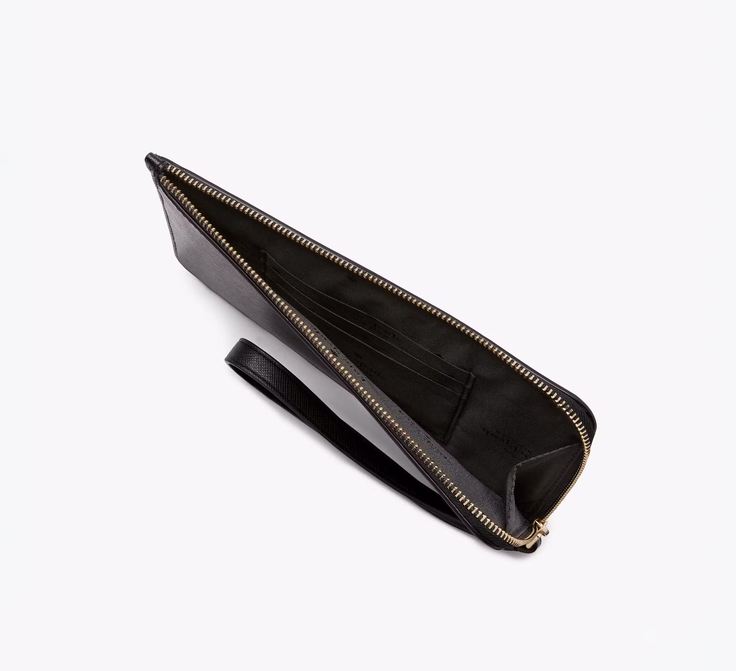 Women's Saffiano L-Zip Wrist Leather Wallet