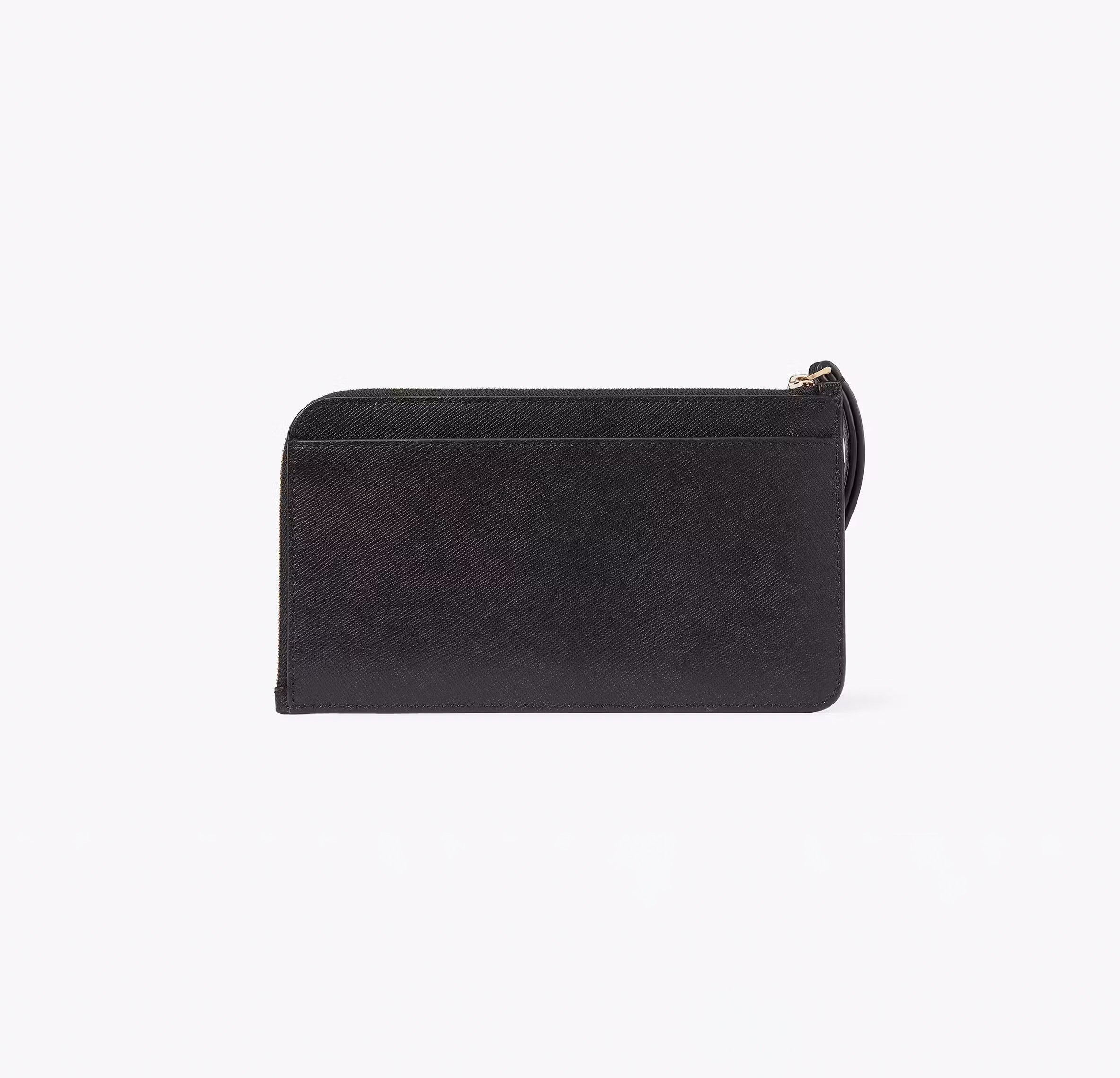 Women's Saffiano L-Zip Wrist Leather Wallet