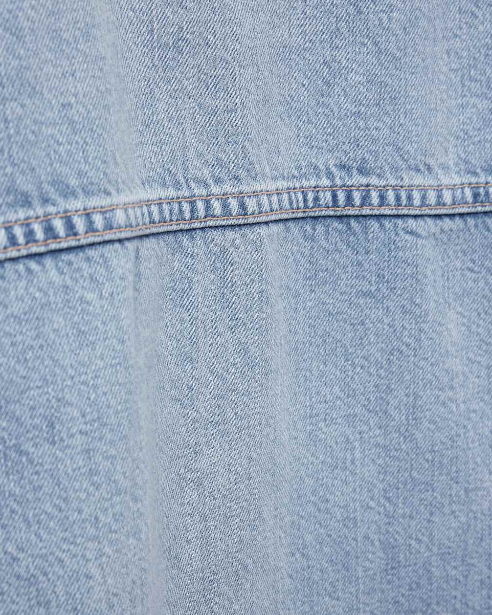 Women's Shacket Style Oversized Denim Shirt