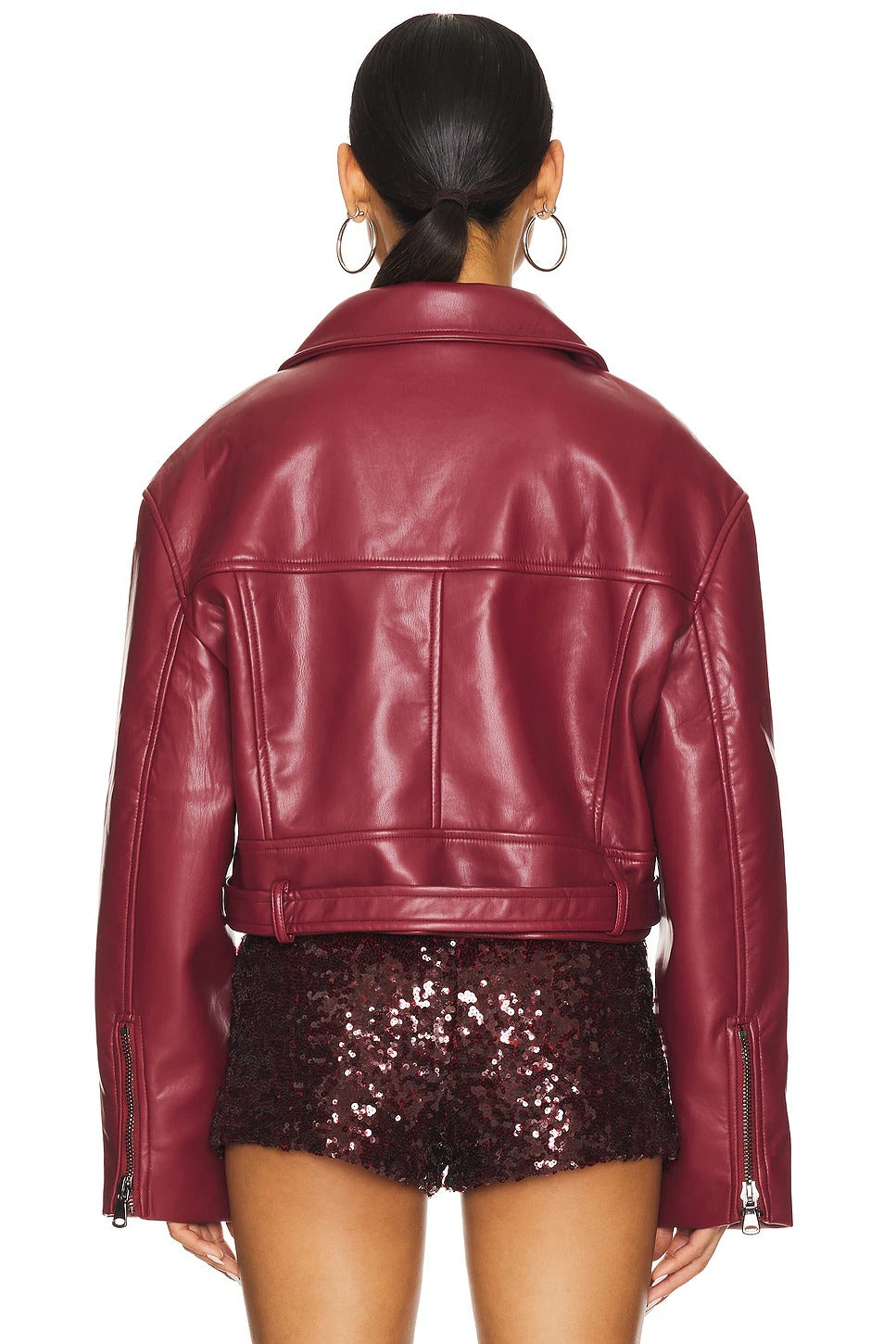 Women's Staten Island Faux Leather Biker Jacket
