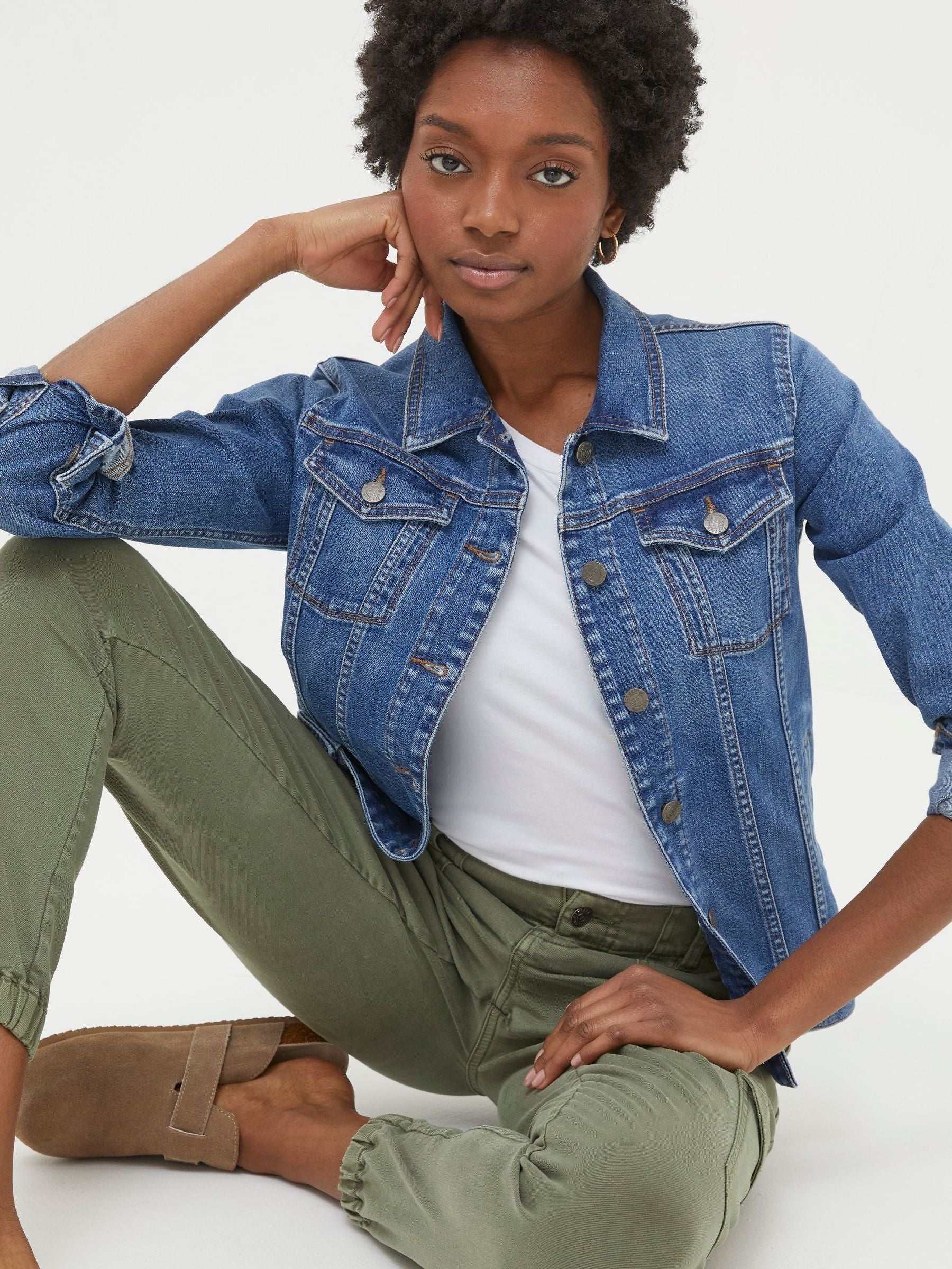 Women's Super soft Tasha Blue Denim Jacket