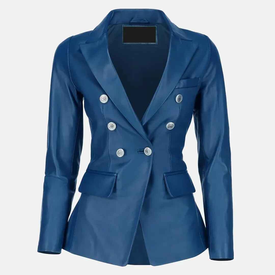 Women's Swelte Norma Leather Blazer