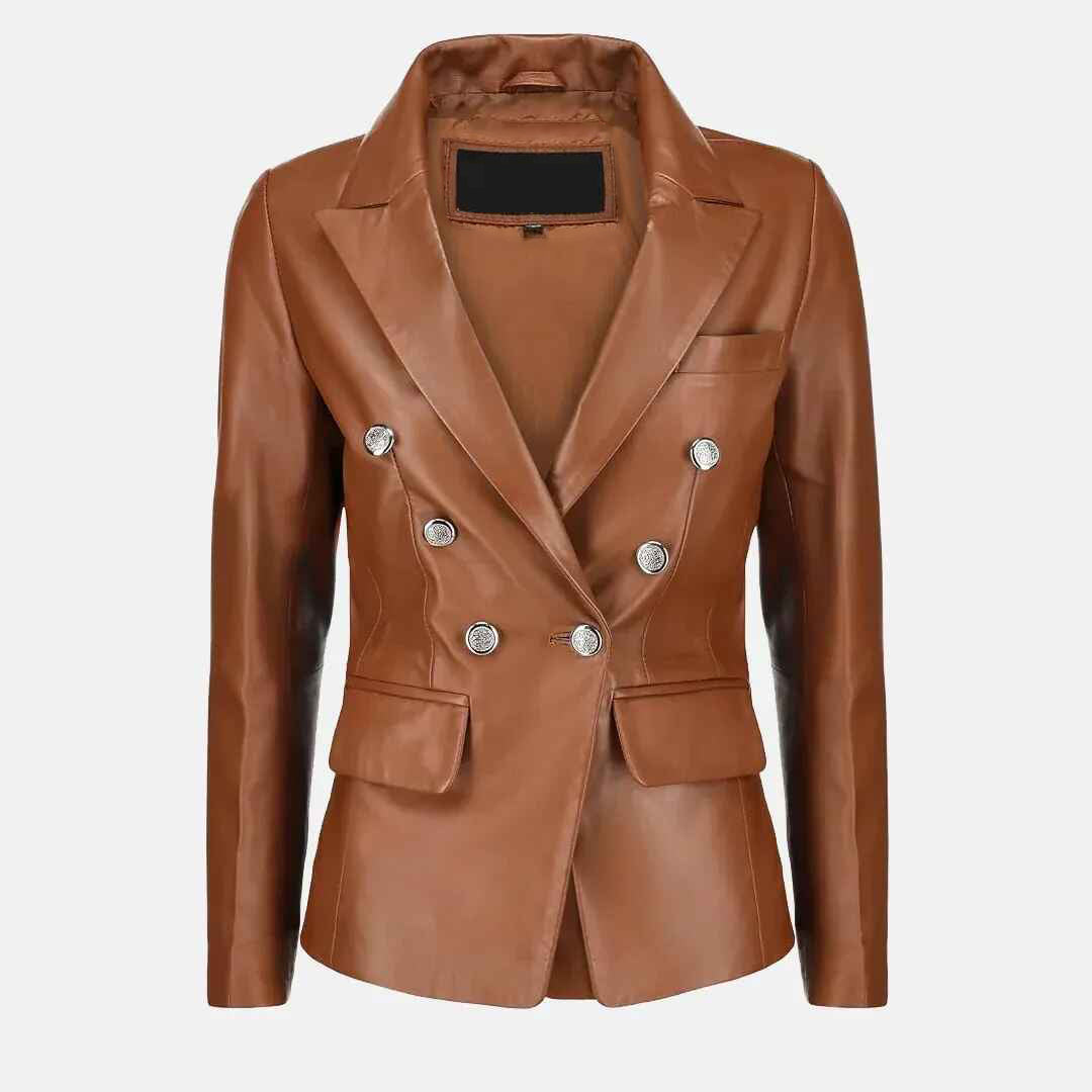 Women's Swelte Norma Leather Blazer