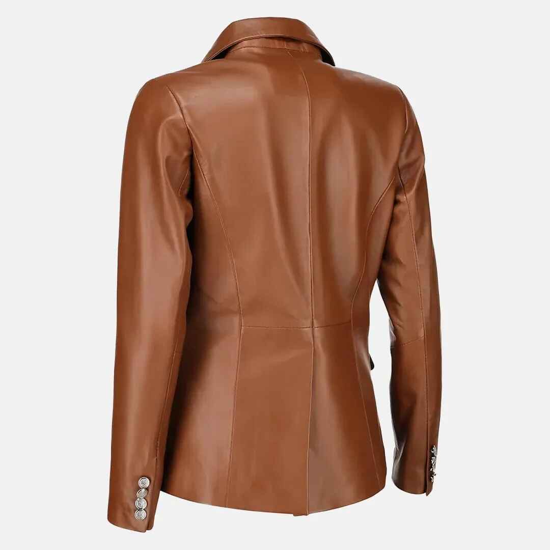 Women's Swelte Norma Leather Blazer