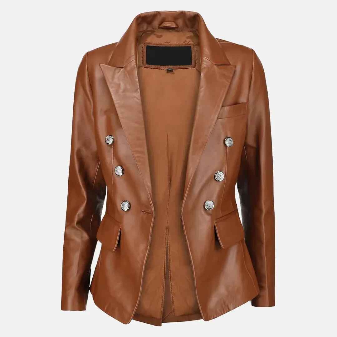 Women's Swelte Norma Leather Blazer
