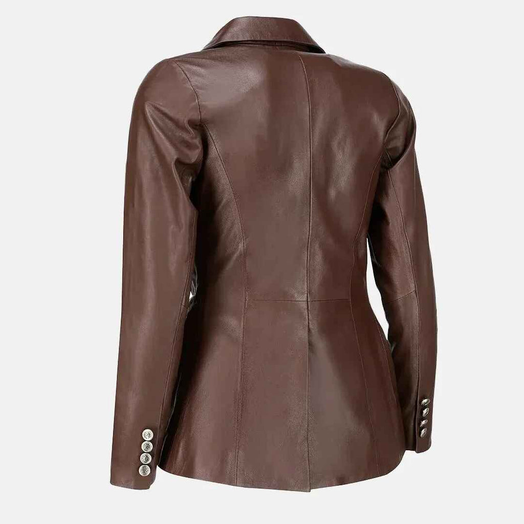 Women's Swelte Norma Leather Blazer