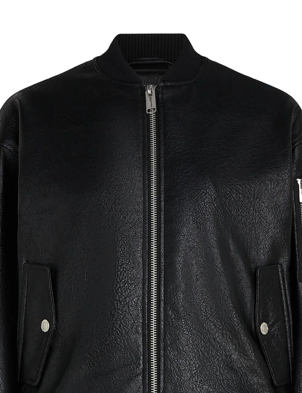 Women's Urban Style Aviator Bomber Leather Jacket
