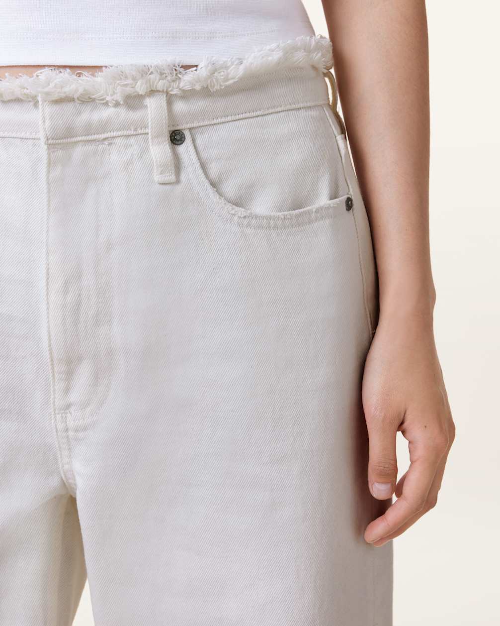 Women's White Denim Jeans
