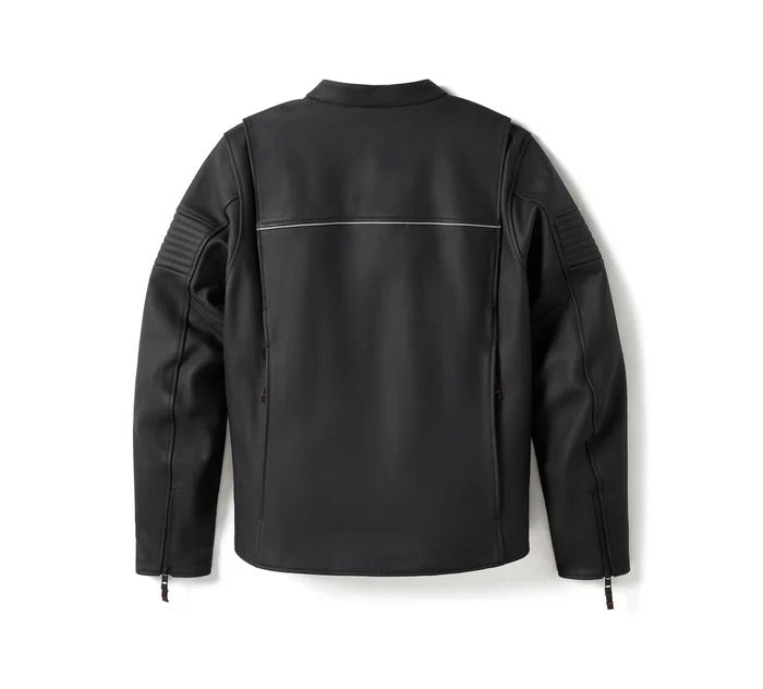 Men's Black Leather Jacket