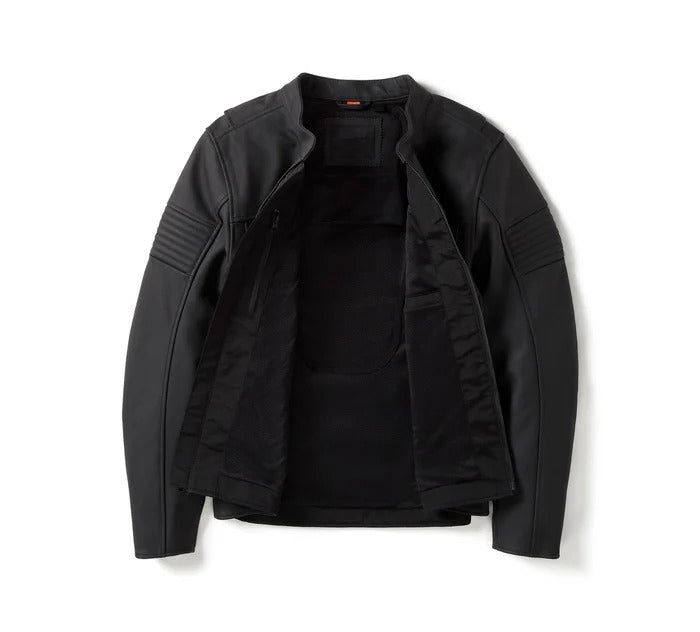 Men's Black Leather Jacket