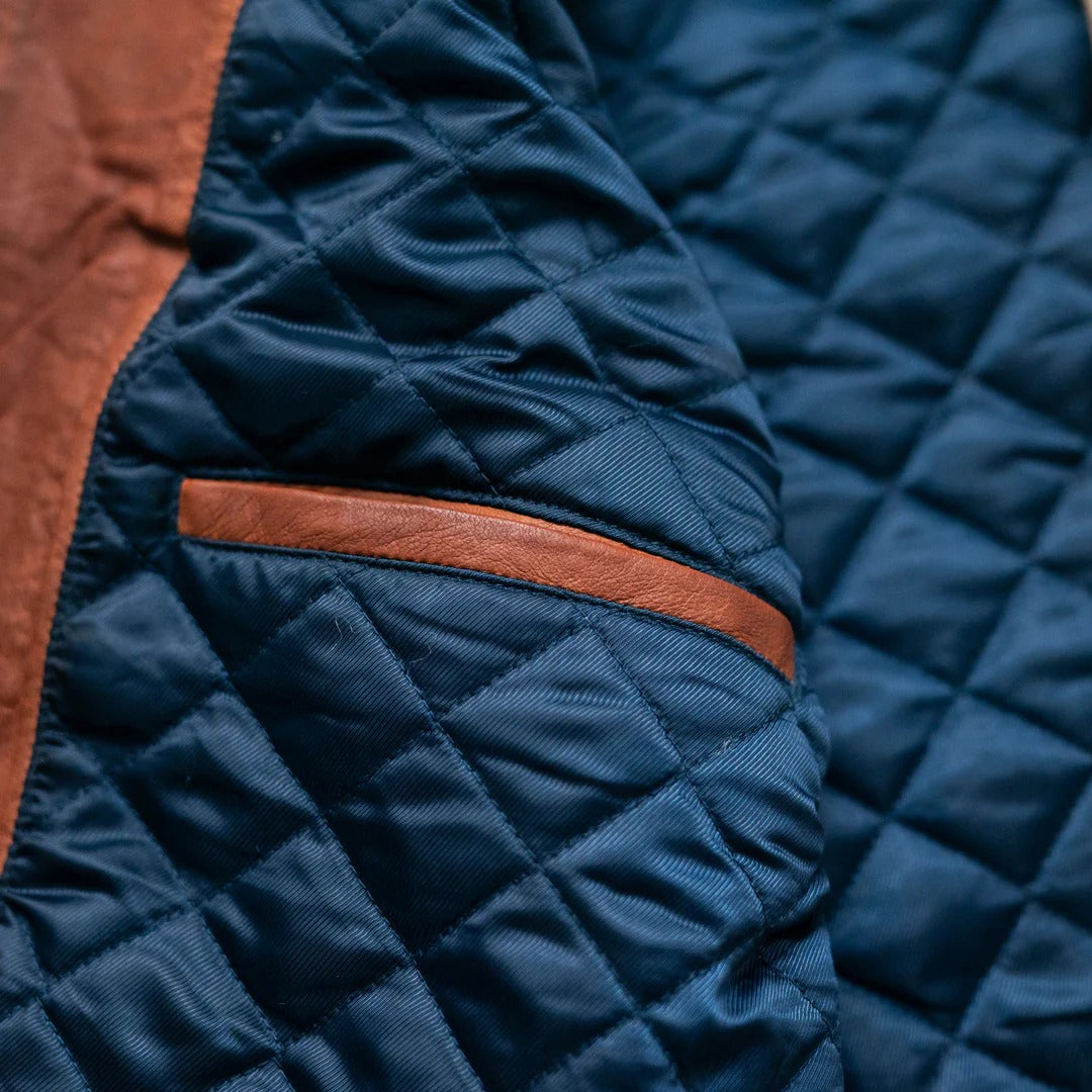 Braune Lederweste für Herren