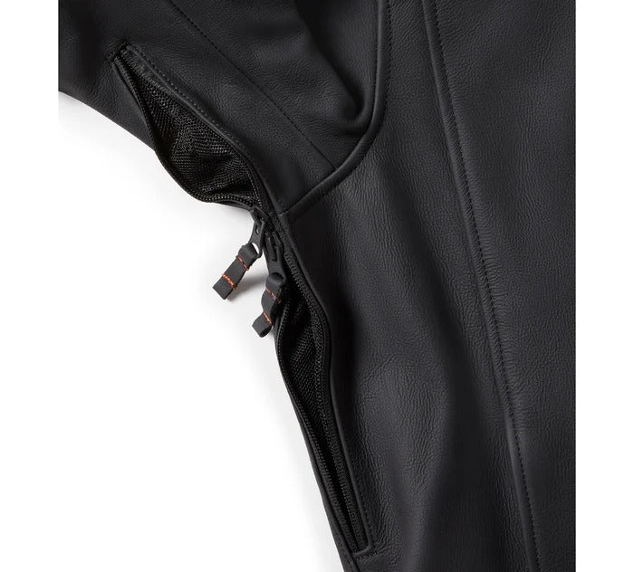 Men's Black Leather Jacket