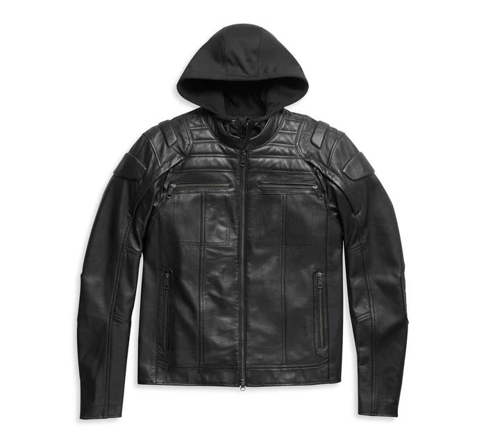 Men's Black Leather Jacket