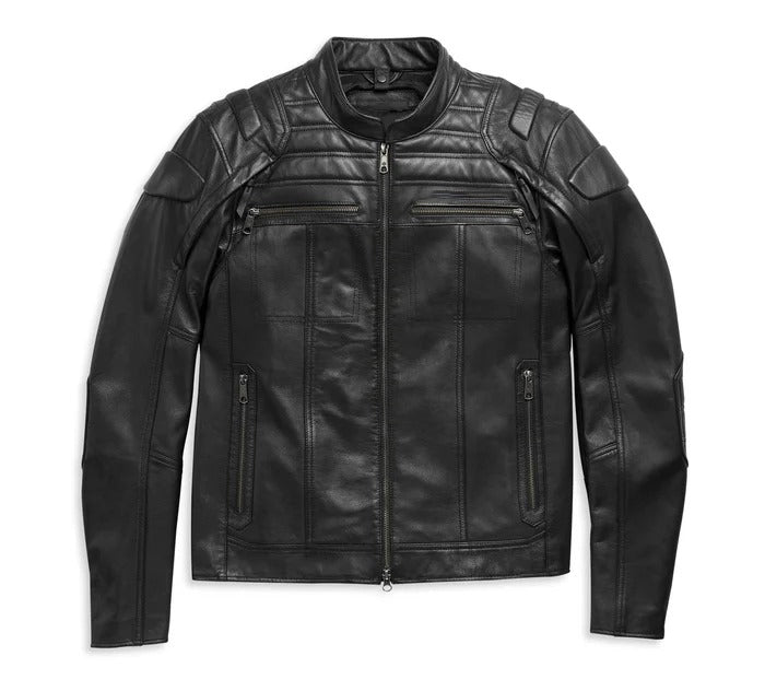 Men's Black Leather Jacket
