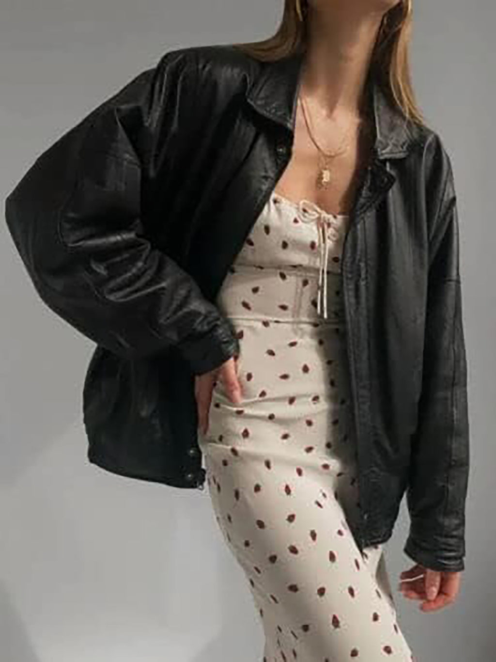 Women's Black Oversized Jacket