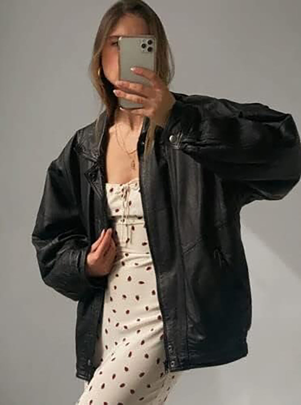 Women's Black Oversized Jacket